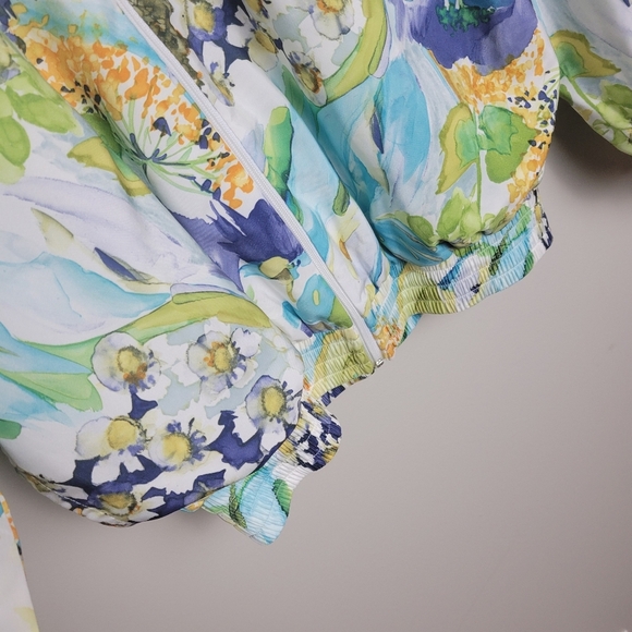 Vintage Floral Jacket Small Full Zip - Picture 4 of 11